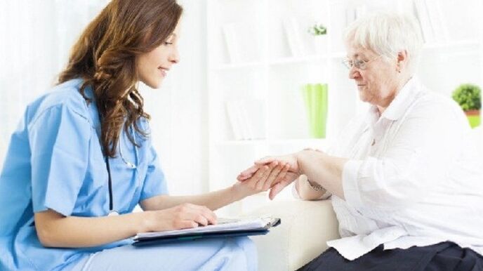 Consultation by the doctor